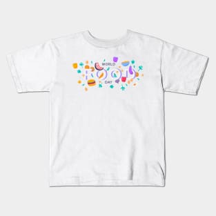 World Food Day Elements Kids T-Shirt